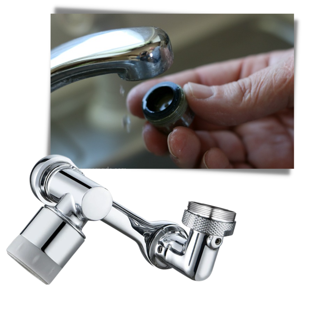 Rallonge rotative anti-éclaboussures pour robinet - Ozerty