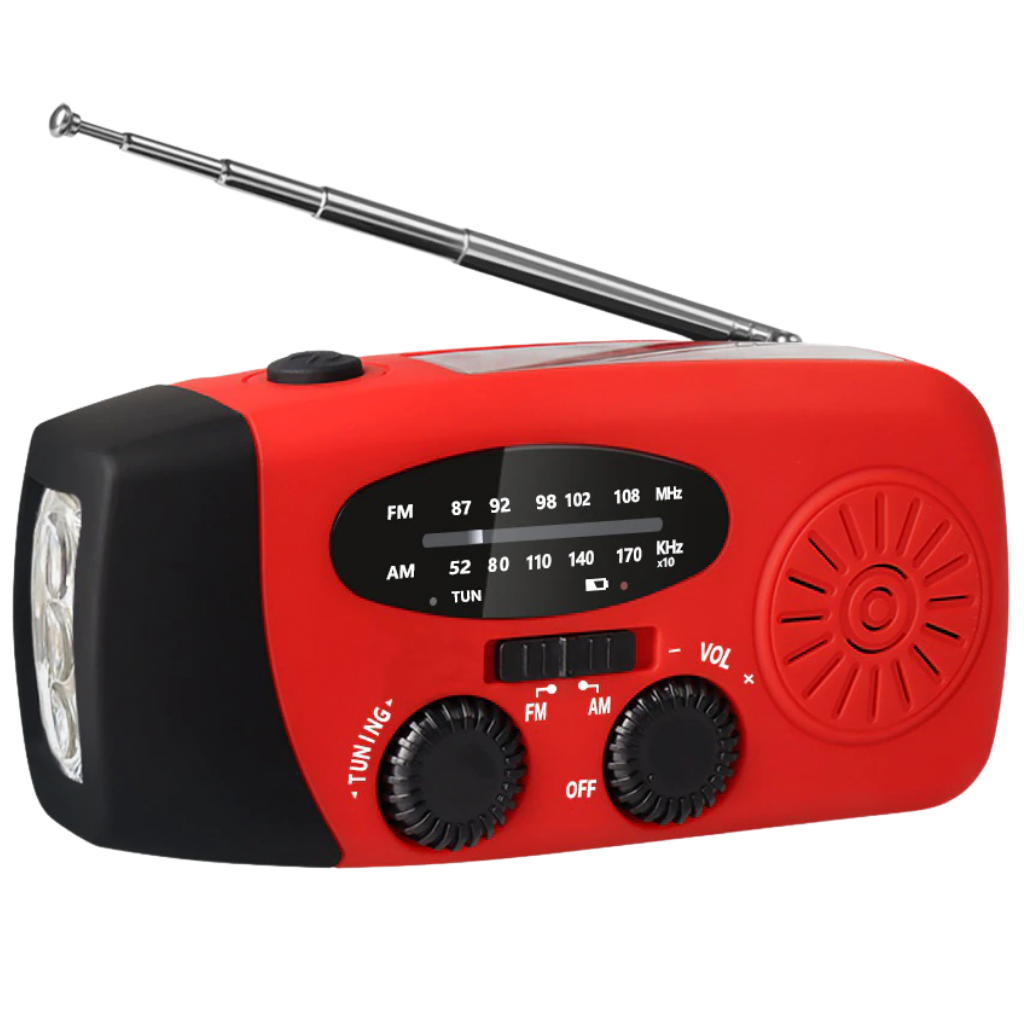 Radio d'urgence multifonctionnelle à dynamo - Ozerty