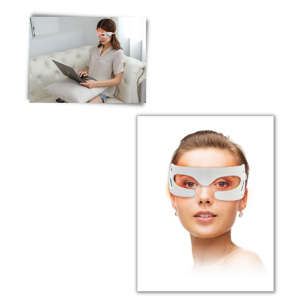 Masque de massage pour les yeux avec LED pour éliminer les rides - Ozerty