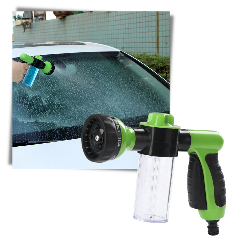 Pistolet de lavage de voiture haute pression avec distributeur de savon - Ozerty