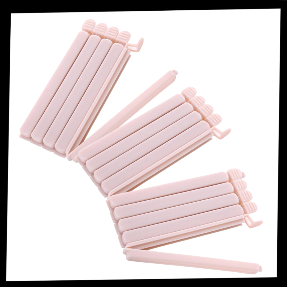 Lot de 15 clips de scellage pour sachets alimentaires - Ozerty