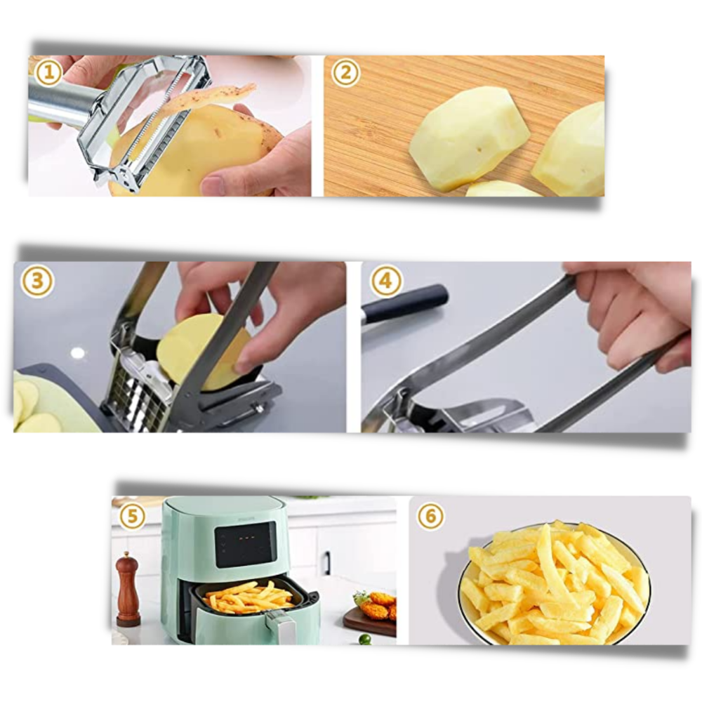 Machine pour couper les frites - Ozerty