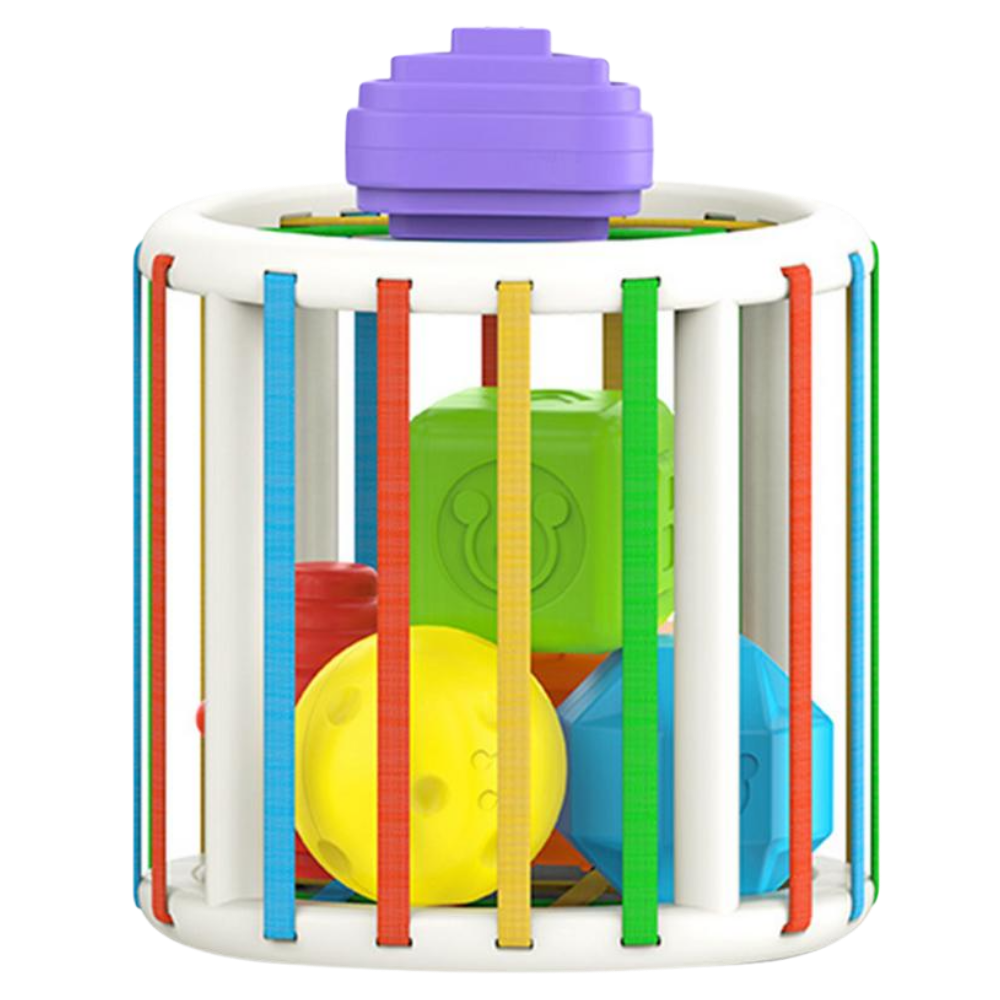 Blocs de formes colorés pour enfants -Cylindre/   - Ozerty