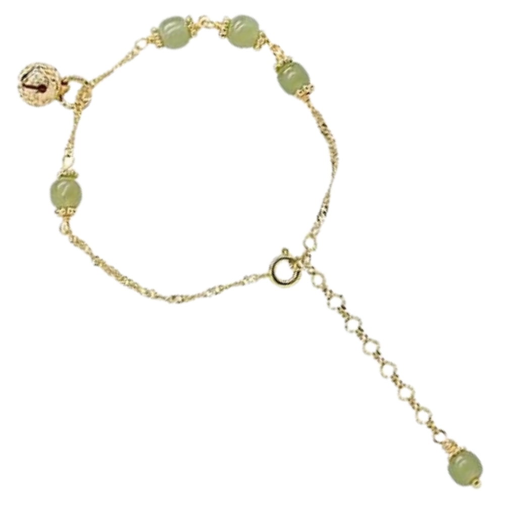 Bracelet à cloche en jade de Hetian