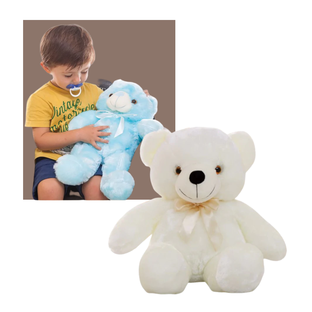 Veilleuse ourson en peluche - Ozerty