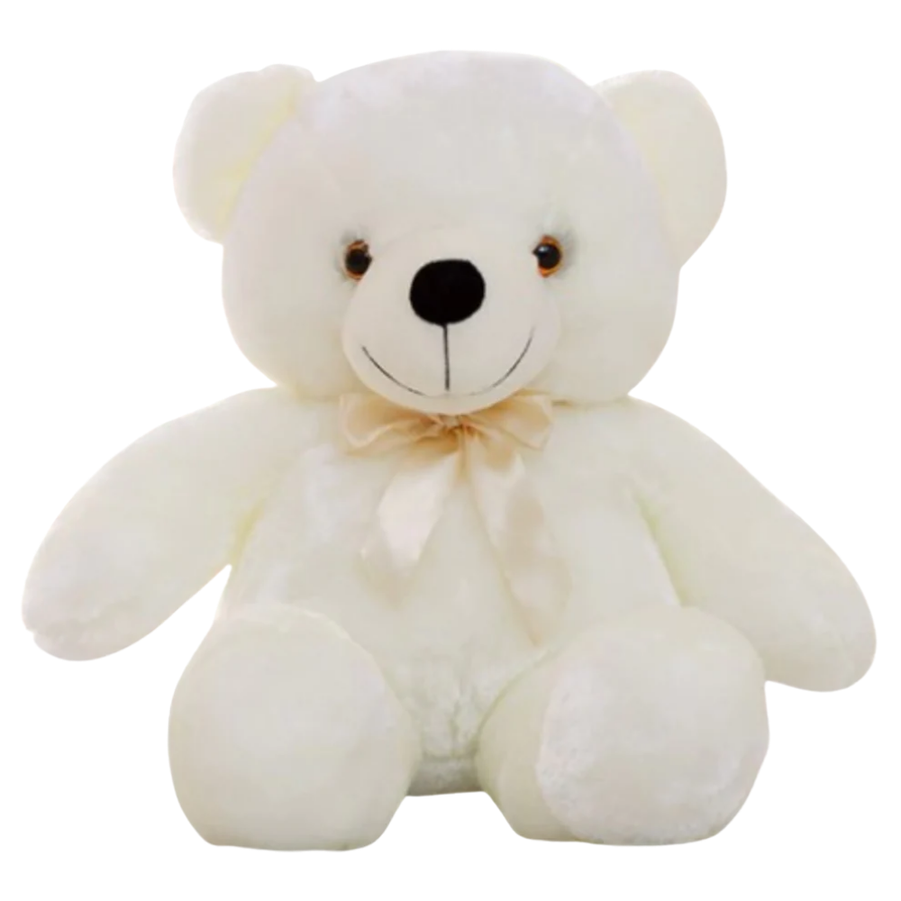 Veilleuse ourson en peluche -Blanc/   - Ozerty