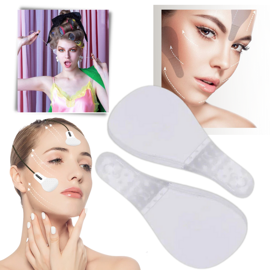Autocollants invisibles pour le lifting du visage