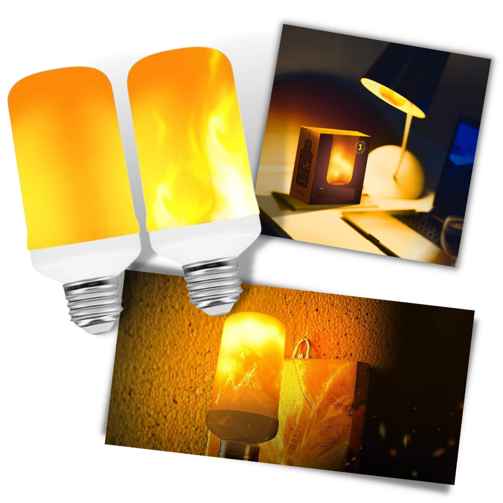 Lampe LED à effet de flamme