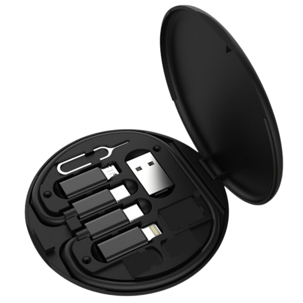 Boîte de rangement multifonctionnelle pour gadgets -Noir/   - Ozerty