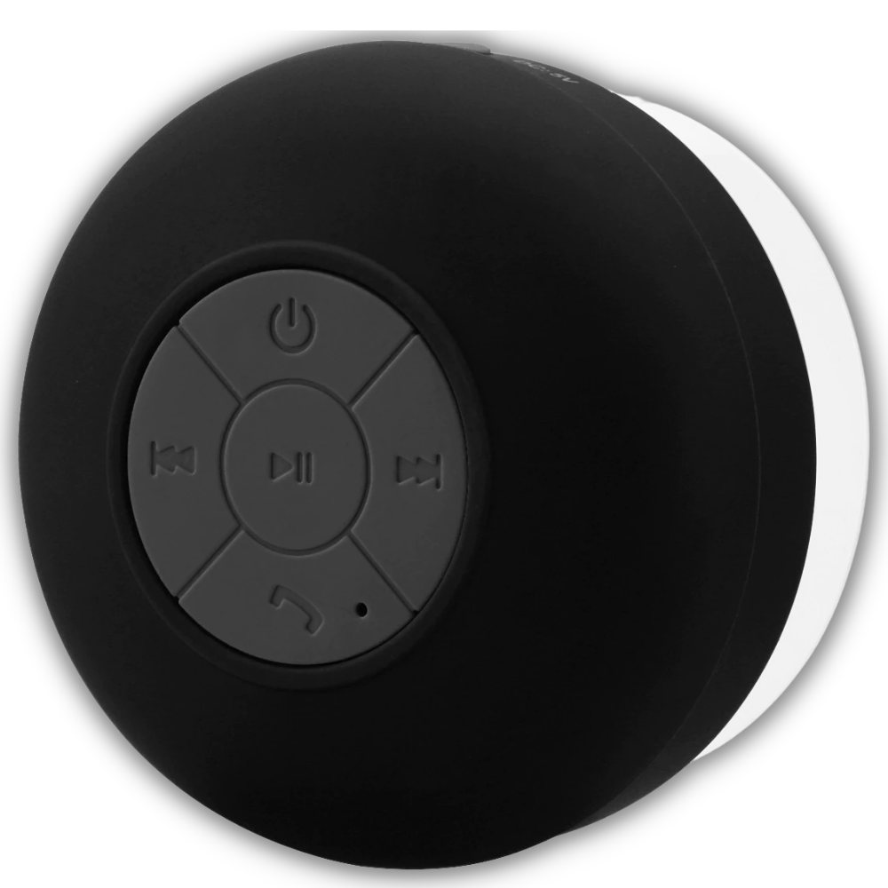 Mini haut-parleur Bluetooth étanche -Noir/   - Ozerty