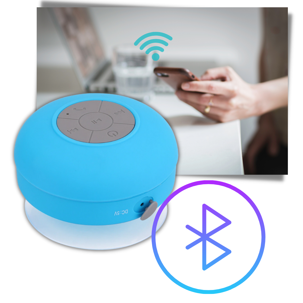 Mini haut-parleur Bluetooth étanche - Ozerty