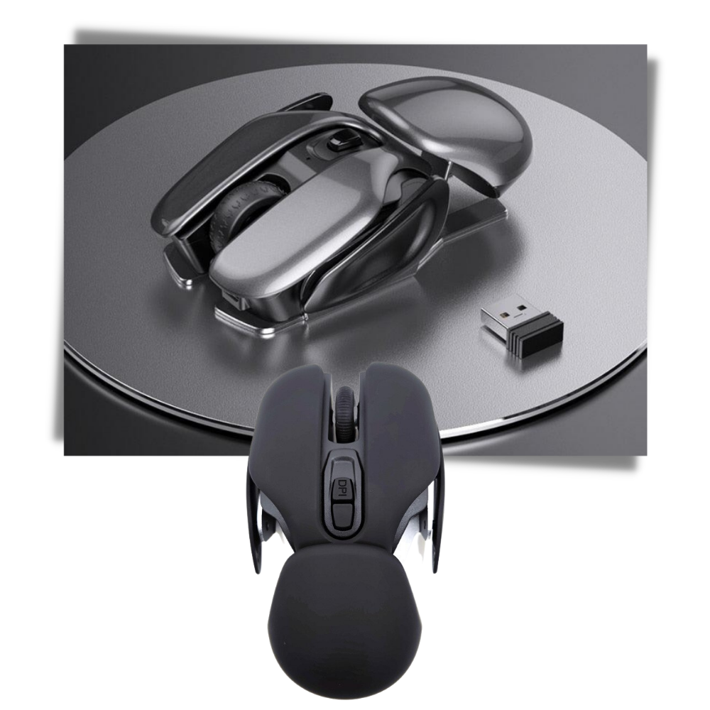 Souris de jeu ergonomique sans fil - Ozerty