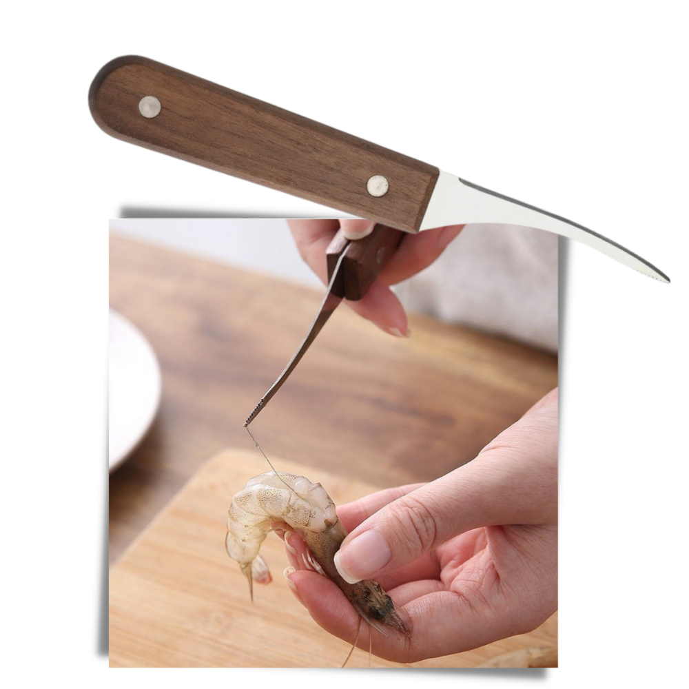 Couteau décortiqueur de crevettes en acier inoxydable - Ozerty