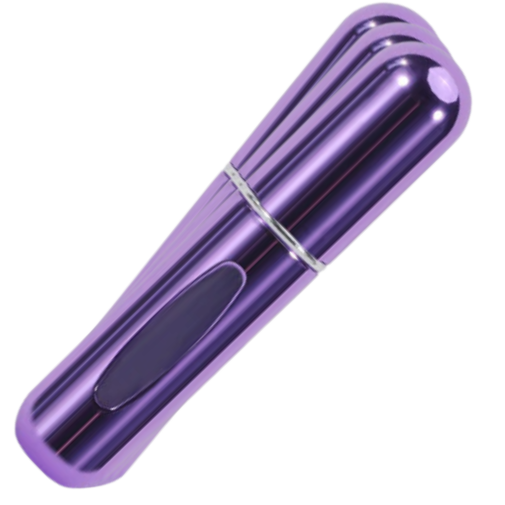 Lot de 3 mini-flacons de parfum rechargeables -Violet vif/   - Ozerty
