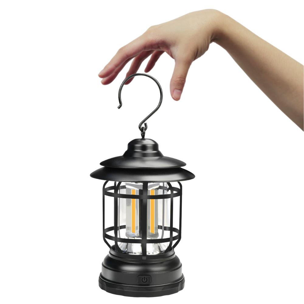 Lanterne de camping rétro à LED - Ozerty