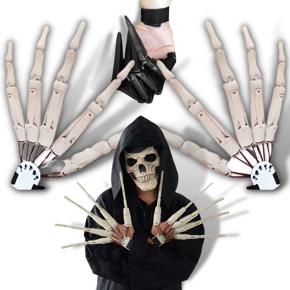 Gants mains de squelette - Ozerty
