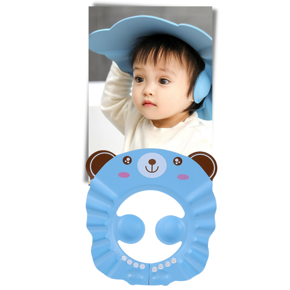 Bonnet de douche et protège-oreilles pour enfants - Ozerty