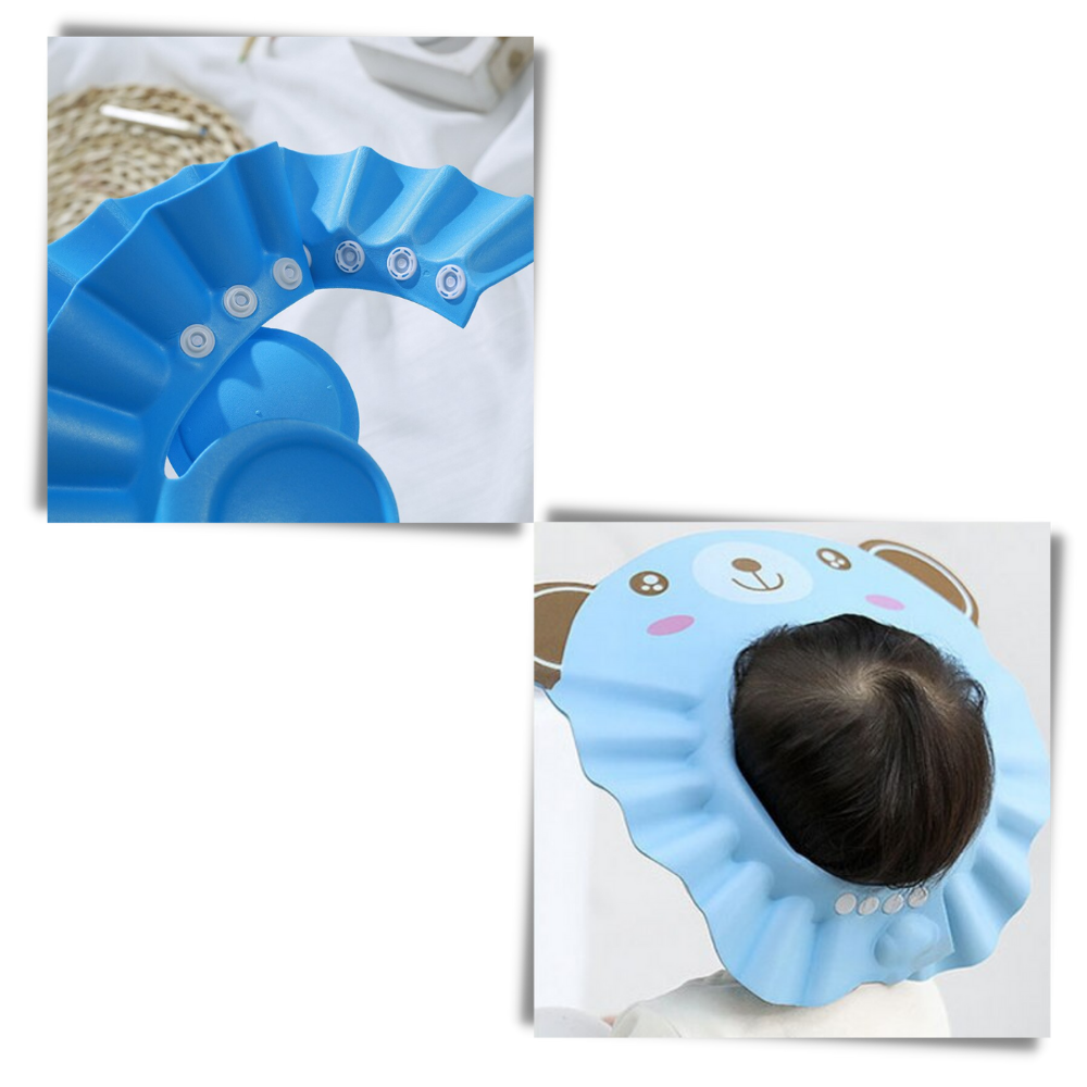 Bonnet de douche et protège-oreilles pour enfants - Ozerty