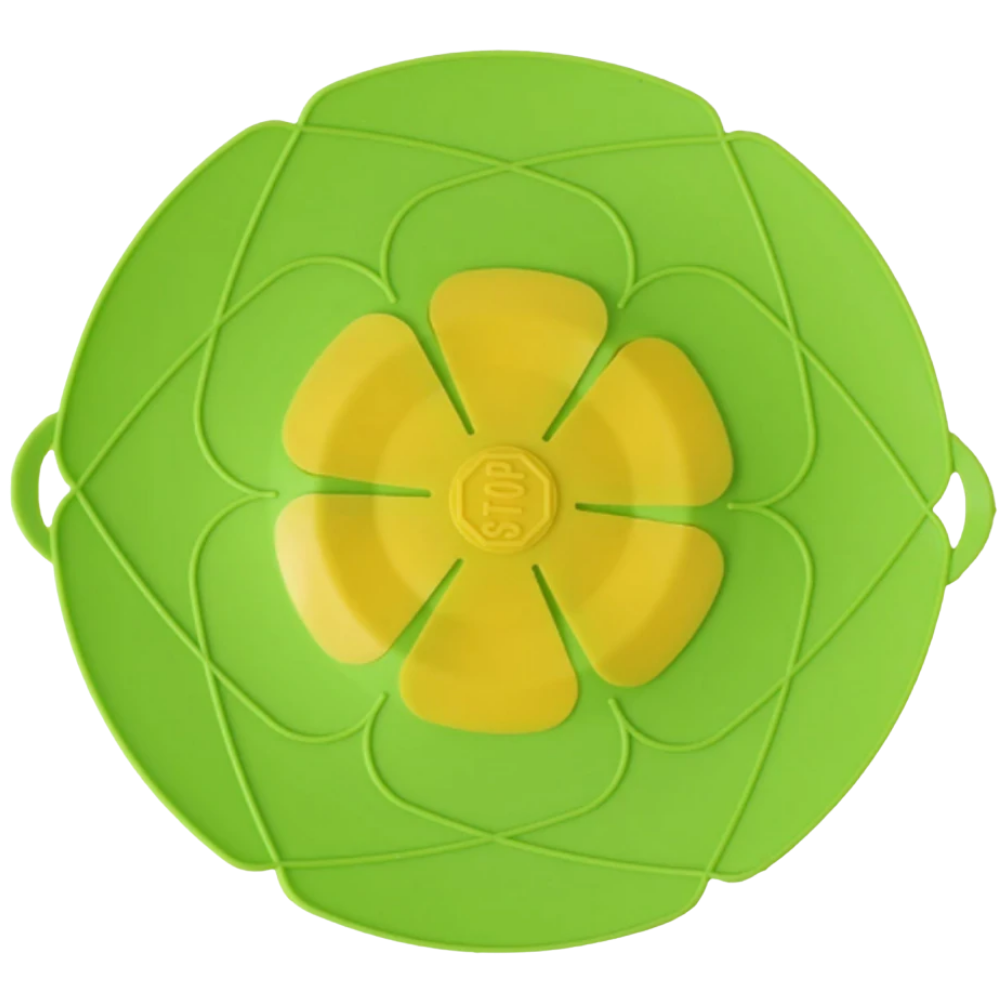 Couverture en silicone pour casseroles et marmites -Vert/   - Ozerty