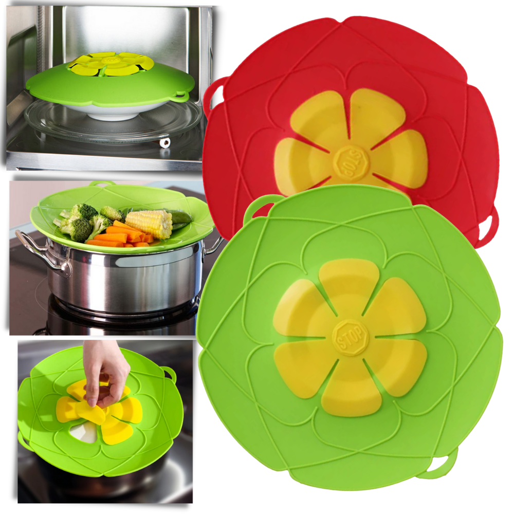 Couverture en silicone pour casseroles et marmites - Ozerty