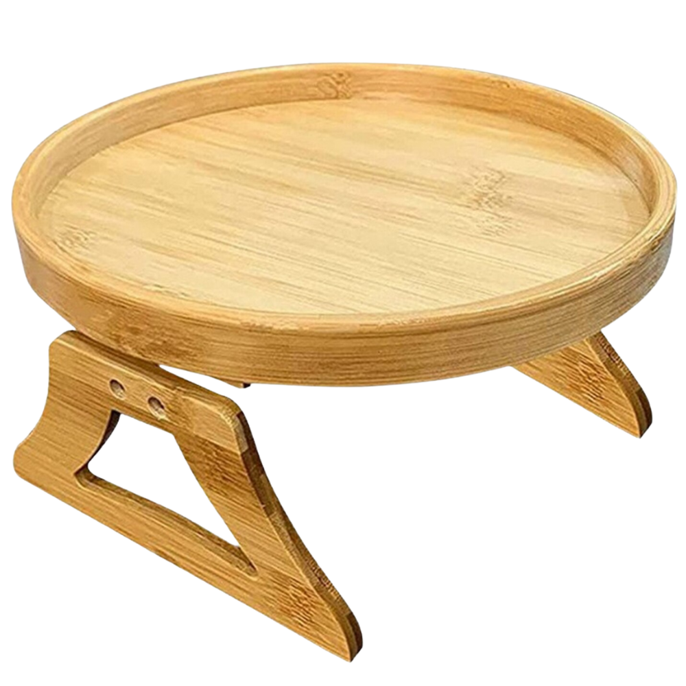 Table d'accoudoir en bois pliable - Ozerty