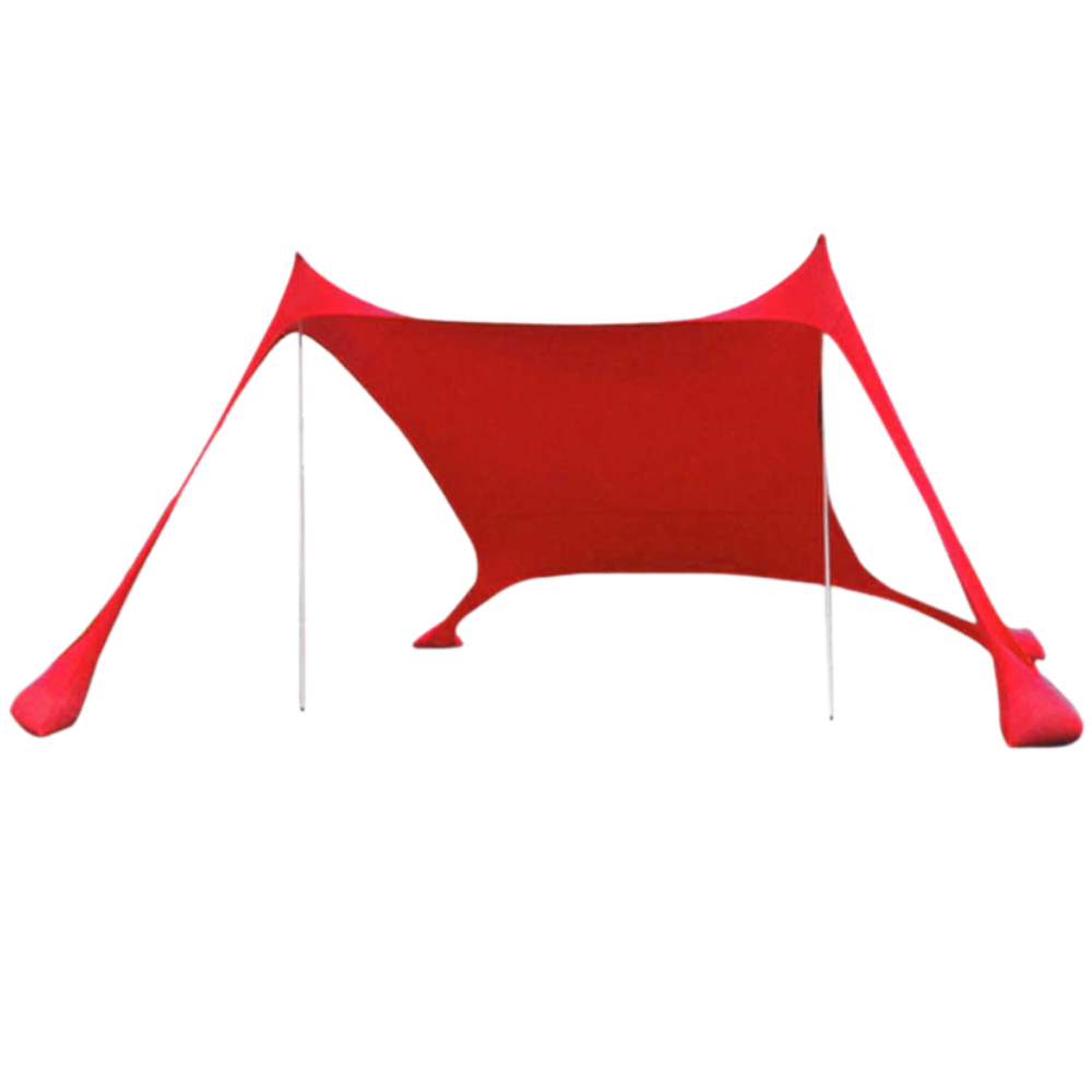 Tente d'ombrage légère pour la plage -Rouge/   - Ozerty