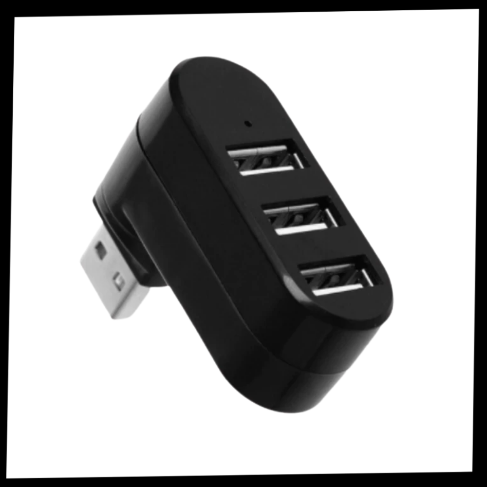 Adaptateur rotatif USB multiport - Ozerty