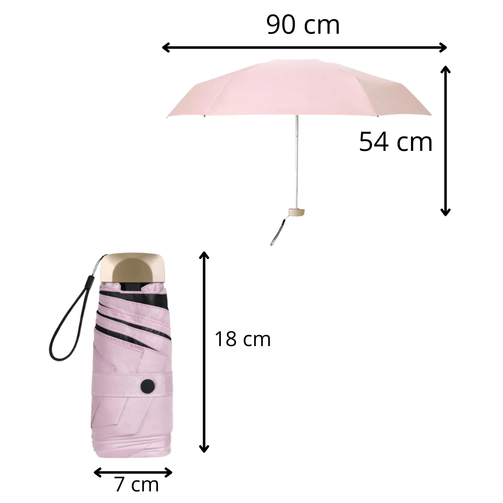 Parapluie de poche avec protection UV - Ozerty