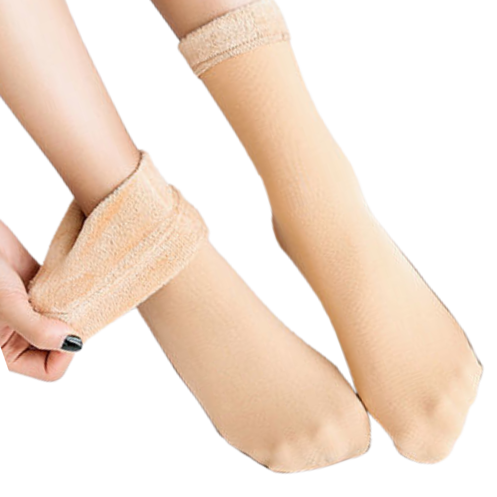 Chaussettes thermiques (3 paires) -Beige/   - Ozerty