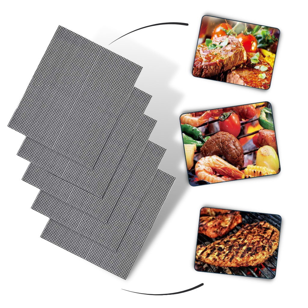 Non-stick cooking grill for barbecue (5pcs)