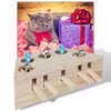 Jouet interactif en bois à 5 trous pour chat - Ozayti