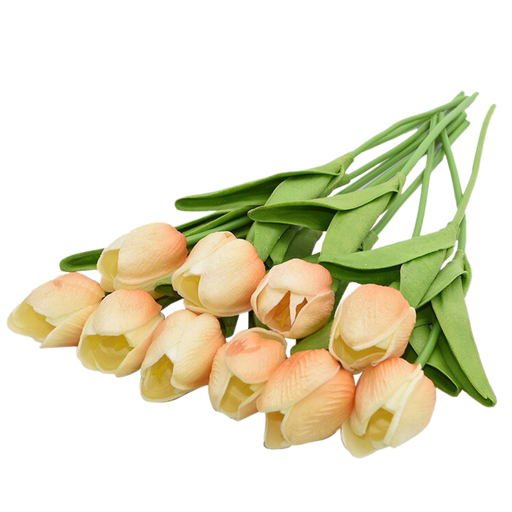 Fleur de tulipe artificielle (10 Pcs)