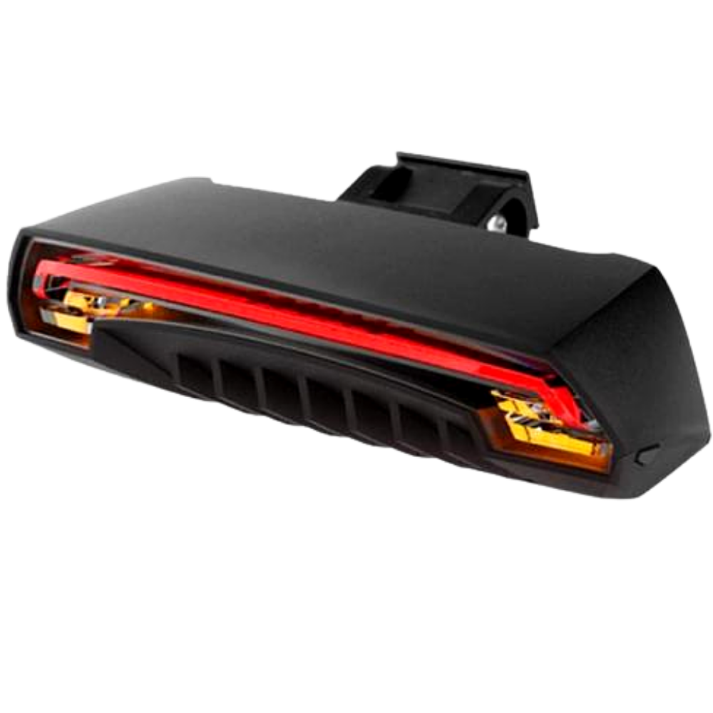 Bicycle safety rear light with turn signals
