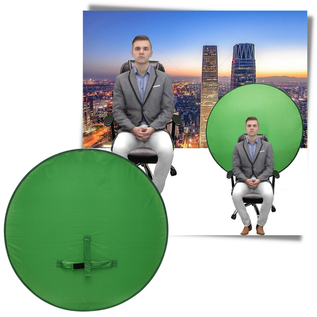 Arrière-plan vert pliable pour chaise - Ozerty