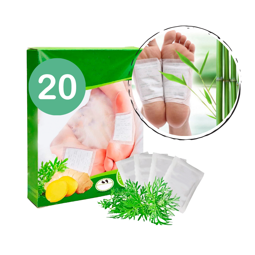 Natural detoxifying foot patches (20pcs)
