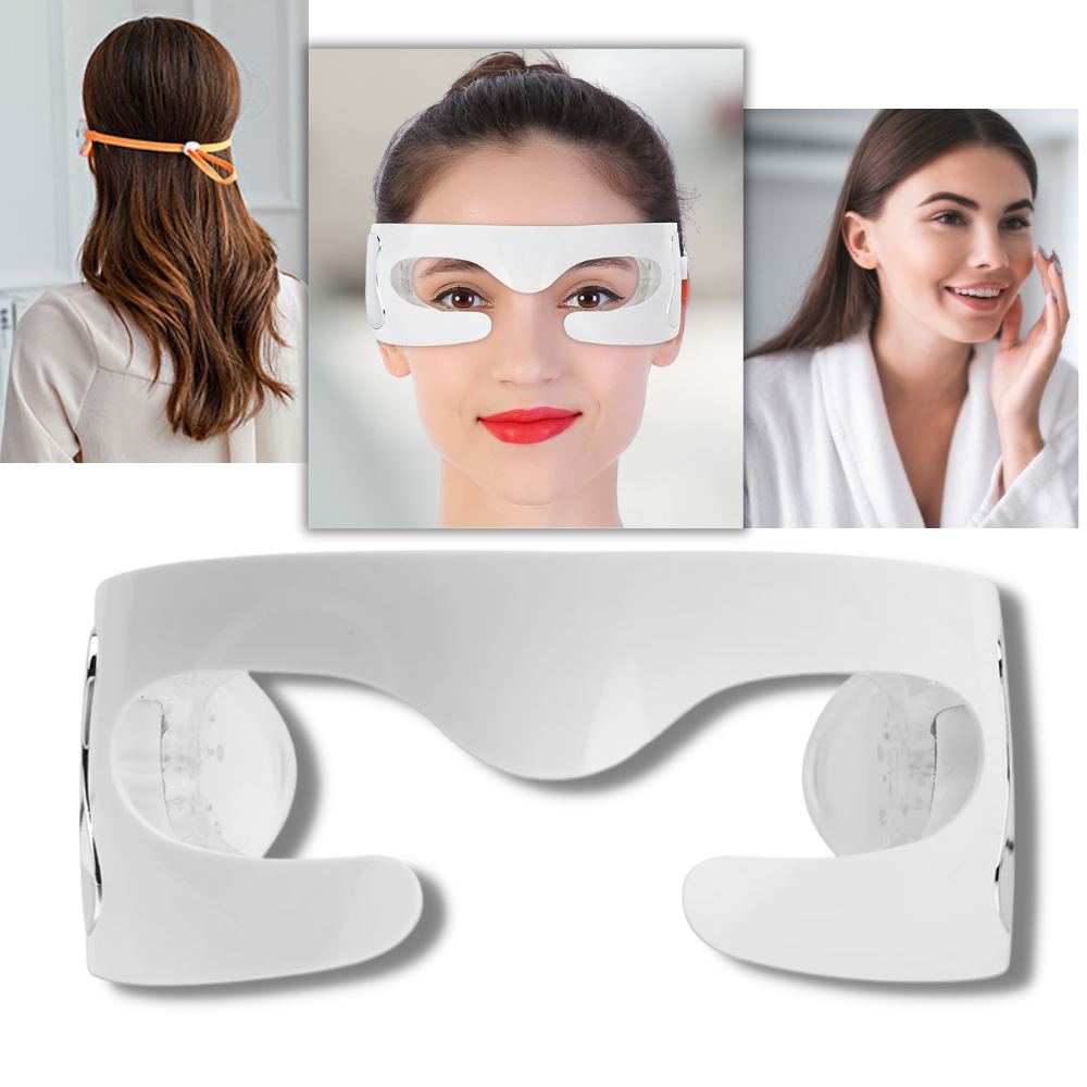 Masque de massage pour les yeux avec LED pour éliminer les rides