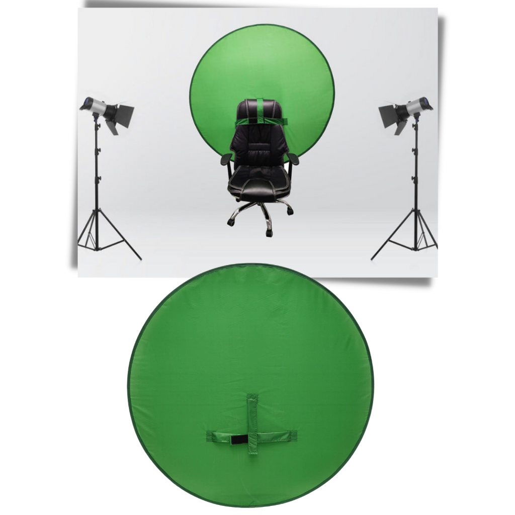 Arrière-plan vert pliable pour chaise - Ozerty