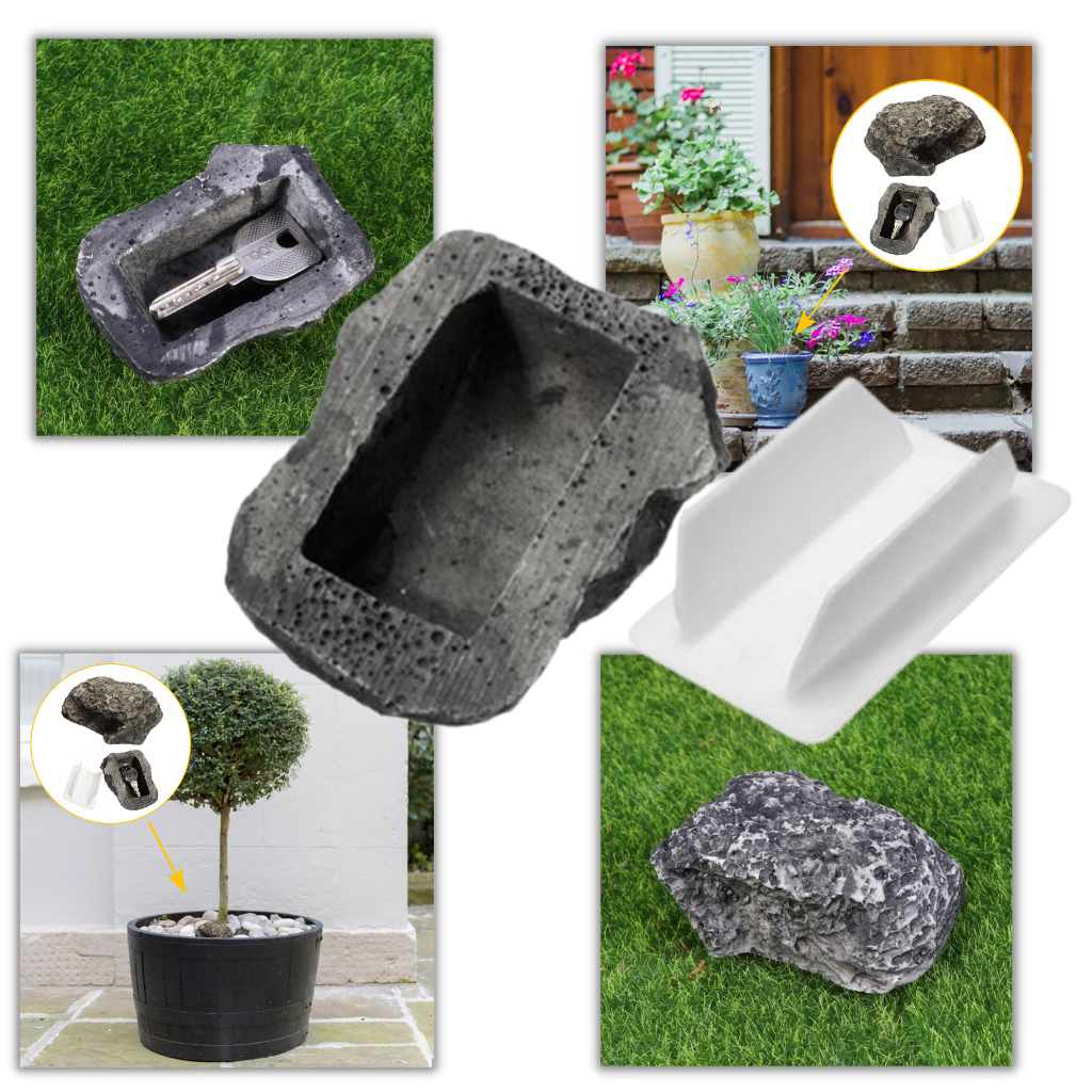 Grand Coffre De Jardin Exterieur Zgehnao Cachette De Clés Réaliste En Pierre Pour Extérieur Boite Cachette