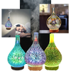 Diffuseur d'huiles essentielles motif feux d'artifice en forme de vase