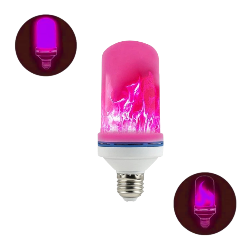 Lampe à flamme LED scintillante - Ozerty