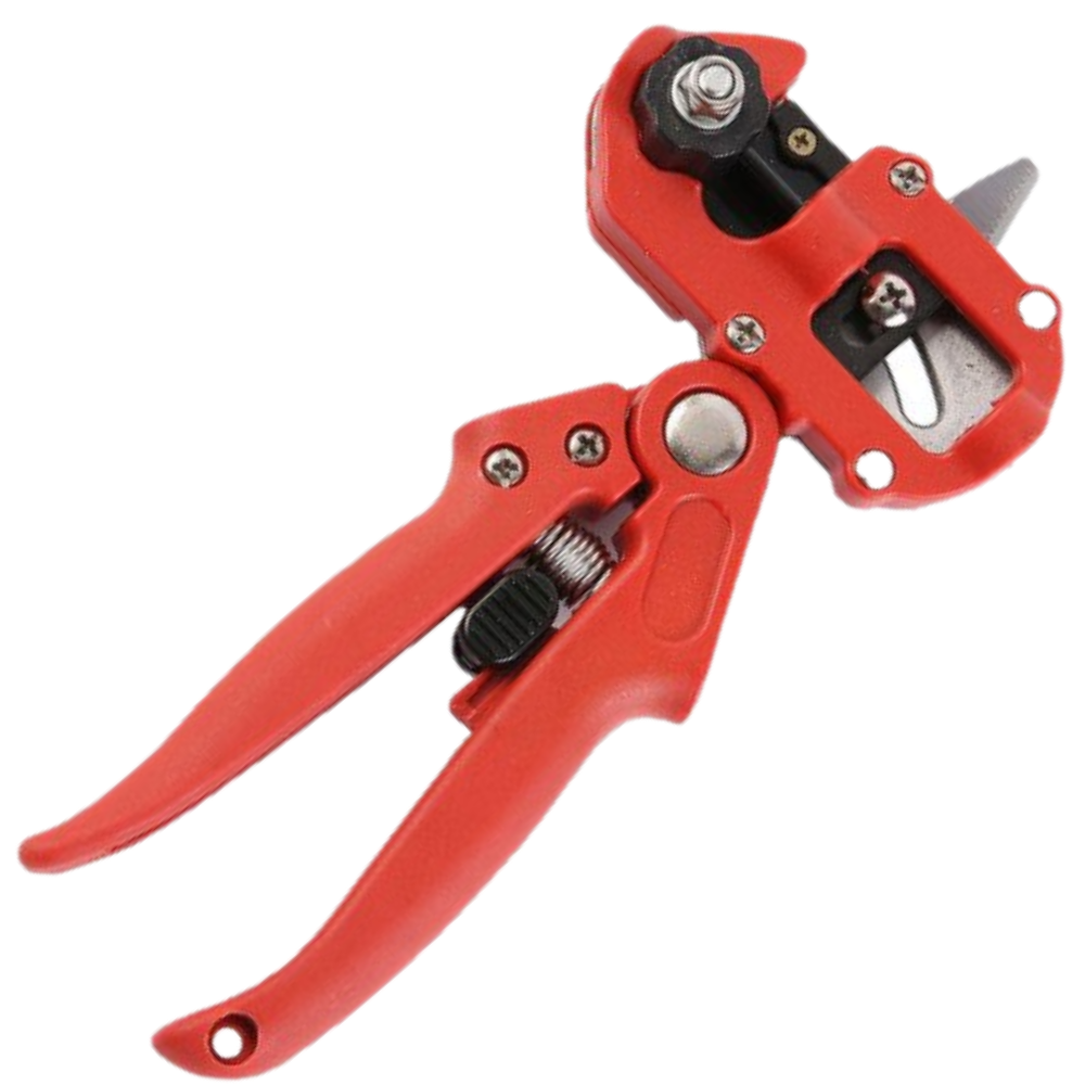 Garden pruning shears and grafting tool