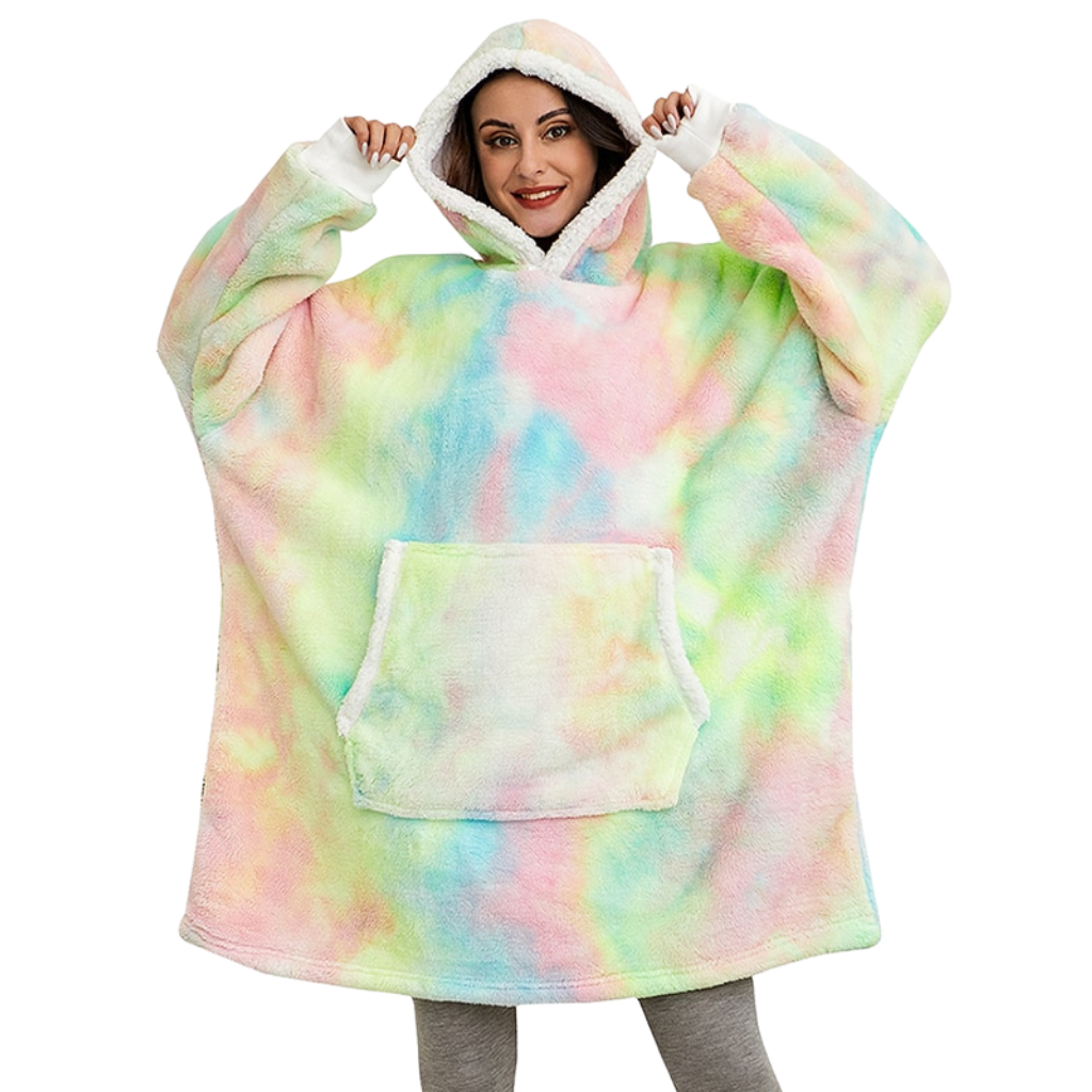 Giant hooded blanket sweater