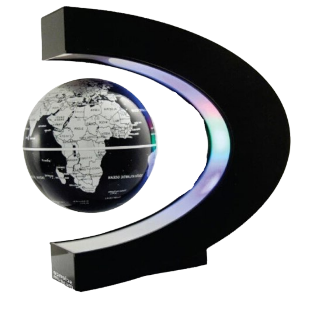 Globe magnétique à LED en lévitation