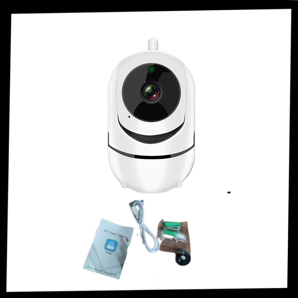 Caméra de sécurité sans fil HD avec détection du son et des mouvements - Ozerty