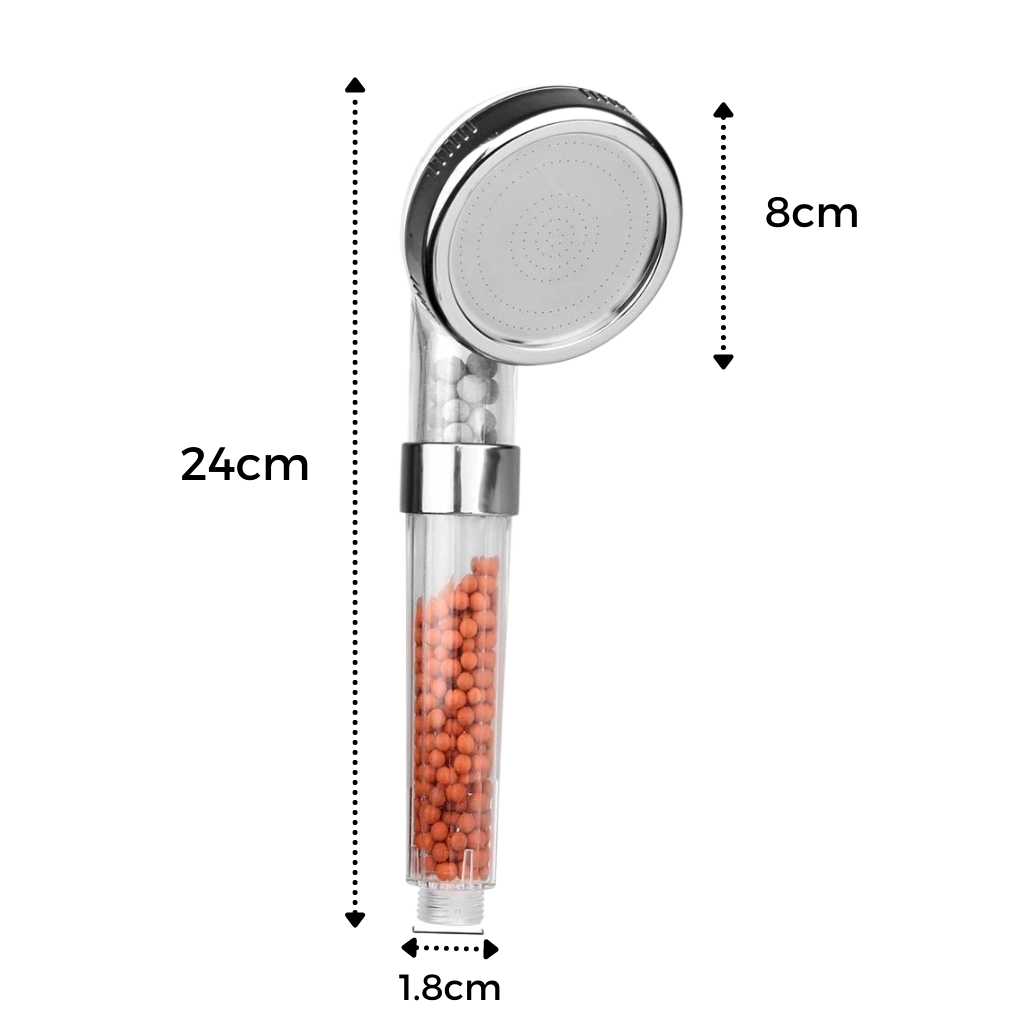 Pommeau de douche ionique à haute pression  - Ozerty