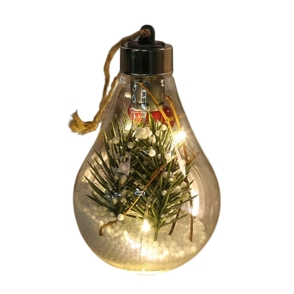 Transparent LED Christmas Ball Bulb
