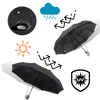 Parapluie à LED résistant au vent pour la pluie et le soleil   - Ozerty