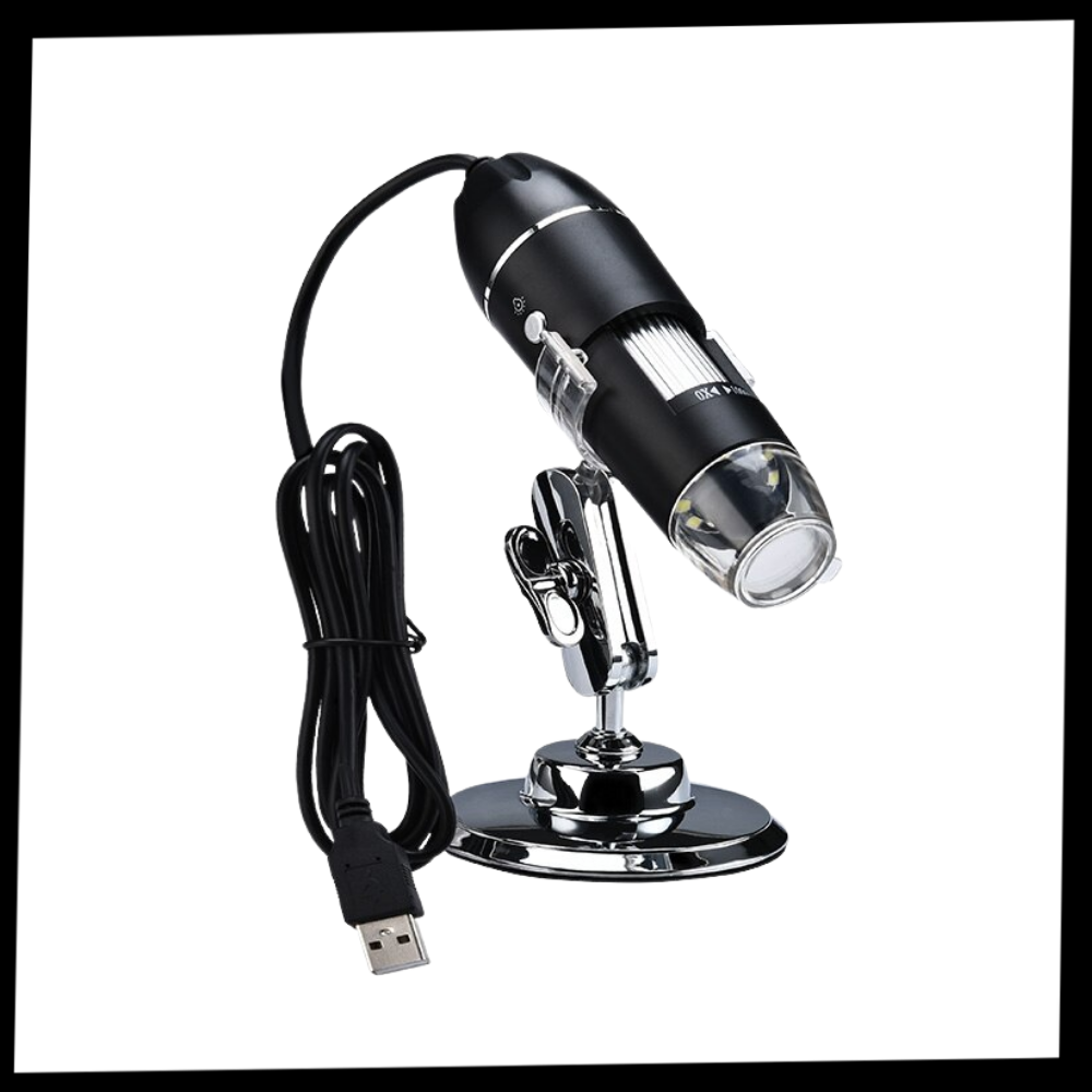 Microscope numérique à USB avec LED - Ozerty