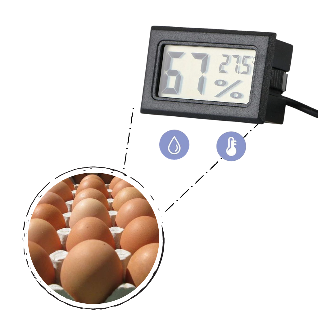 Mini thermomètre hygromètre digital LCD