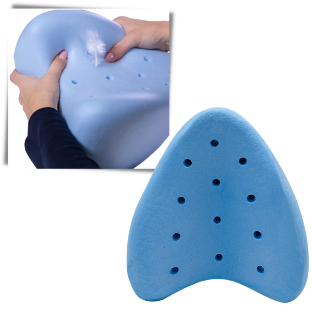 Coussin De Genou Orthopédique En Mousse Mémoire - Pour Dormeurs Côté - Réduction Douleurs Dos/Hanches